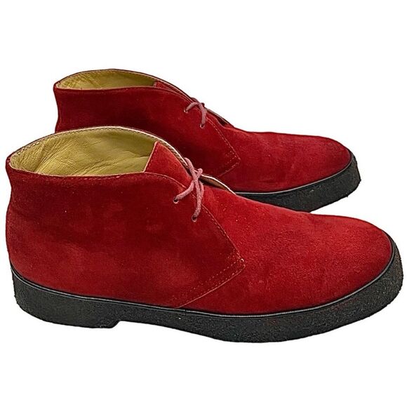 Original Britishers Red Suede Chukka Boots Men’s Size 11M main image 5